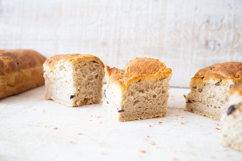 Focaccia de olivas
